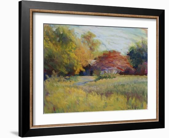 The Red Sumac-Linda O. Cohen-Framed Giclee Print