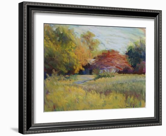 The Red Sumac-Linda O. Cohen-Framed Giclee Print