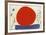 The Red Sun-Joan Miro-Framed Art Print