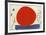 The Red Sun-Joan Miro-Framed Art Print