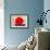 The Red Sun-Joan Miro-Framed Art Print displayed on a wall