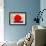 The Red Sun-Joan Miro-Framed Art Print displayed on a wall