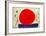 The Red Sun-Joan Miro-Framed Art Print