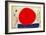 The Red Sun-Joan Miro-Framed Art Print