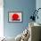 The Red Sun-Joan Miro-Framed Art Print displayed on a wall