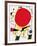 The Red Sun-Joan Miro-Framed Art Print