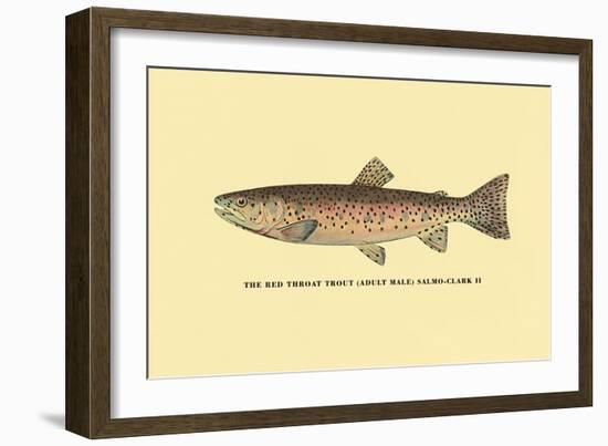 The Red Throat Trout-H.h. Leonard-Framed Art Print