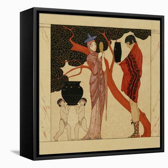 The Red Tree-Georges Barbier-Framed Premier Image Canvas