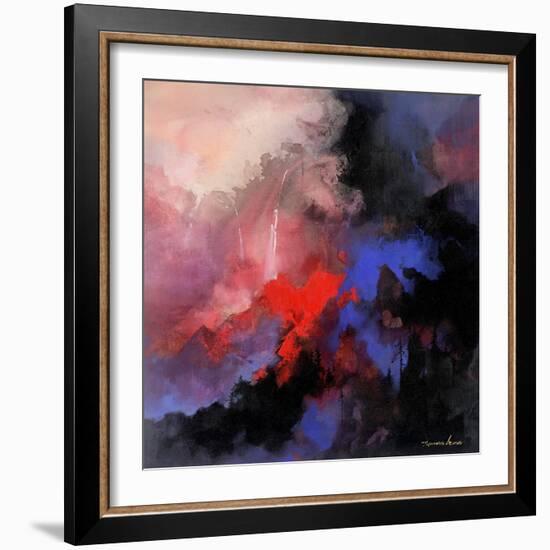 The Red Tree-Thomas Leung-Framed Giclee Print