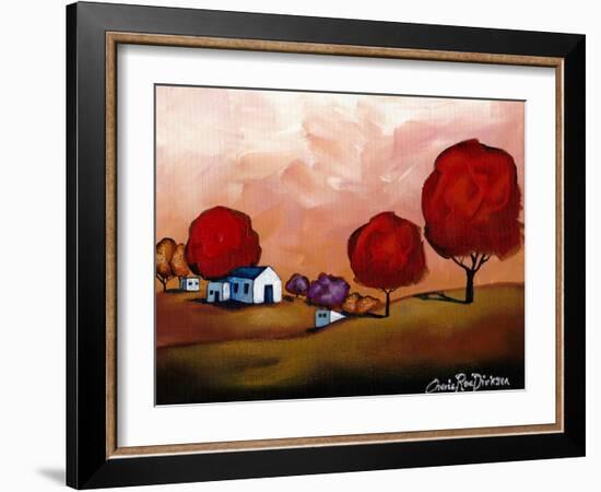 The Red Trees-Cherie Roe Dirksen-Framed Giclee Print