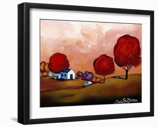 The Red Trees-Cherie Roe Dirksen-Framed Giclee Print