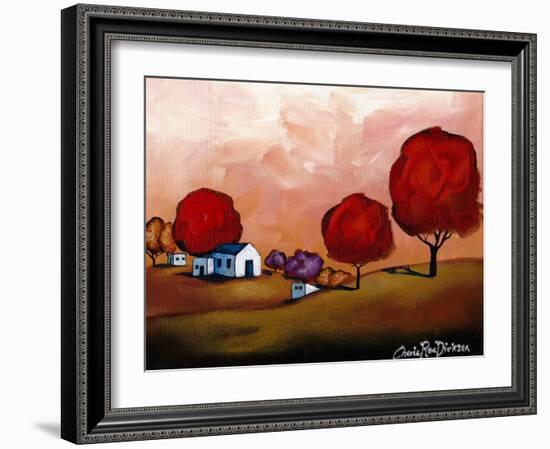 The Red Trees-Cherie Roe Dirksen-Framed Giclee Print