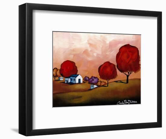 The Red Trees-Cherie Roe Dirksen-Framed Giclee Print