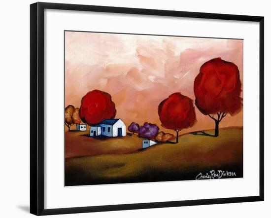 The Red Trees-Cherie Roe Dirksen-Framed Giclee Print