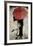 The Red Umbrella-Loui Jover-Framed Art Print