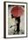 The Red Umbrella-Loui Jover-Framed Art Print