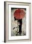 The Red Umbrella-Loui Jover-Framed Giclee Print