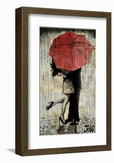 The Red Umbrella-Loui Jover-Framed Giclee Print