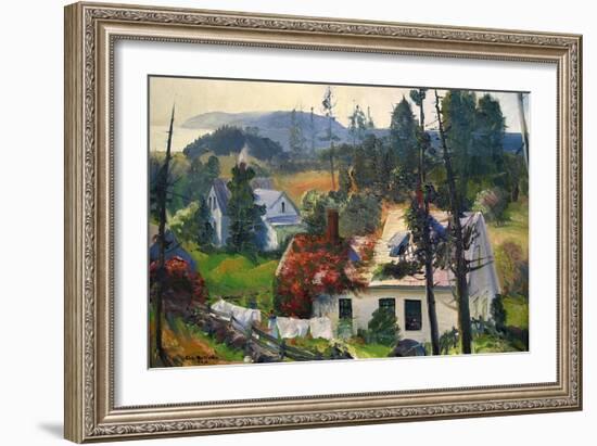 The Red Vine, Mantinicus Island, Maine-George Bellows-Framed Art Print