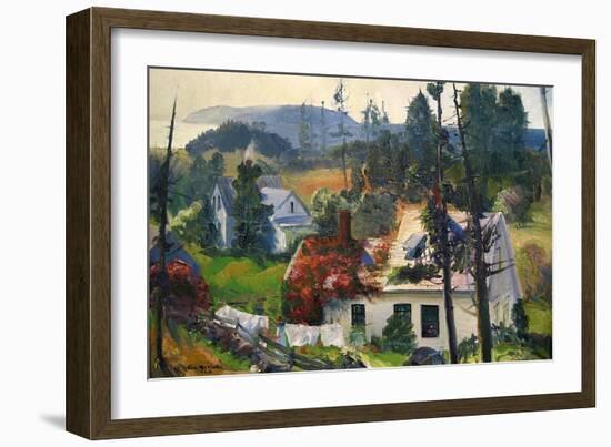 The Red Vine, Mantinicus Island, Maine-George Bellows-Framed Art Print