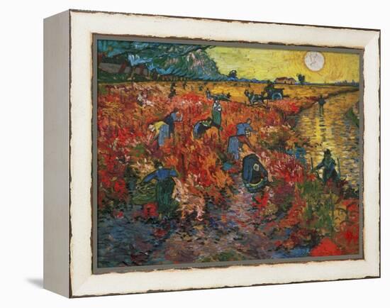 The Red Vineyard at Arles, c.1888-Vincent van Gogh-Framed Premier Image Canvas