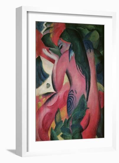 The Red Woman, 'Rote Frau', 1912-Franz Marc-Framed Giclee Print