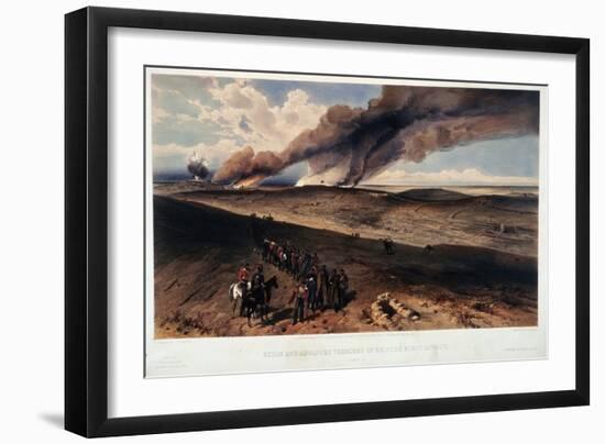 The Redan and the British Trenches-William Simpson-Framed Giclee Print