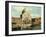 The Redentore and the Church of Saint James, Venice, Italy (Detail)-Canaletto-Framed Giclee Print