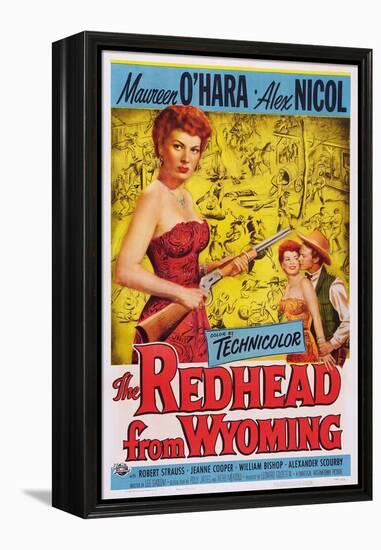 The Redhead from Wyoming, Maureen O'Hara, Alex Nichol, 1953-null-Framed Stretched Canvas