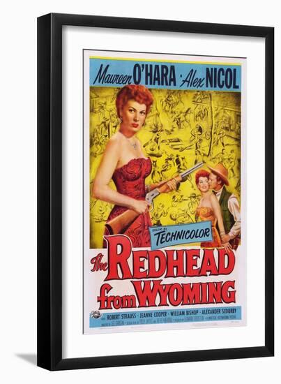 The Redhead from Wyoming, Maureen O'Hara, Alex Nichol, 1953-null-Framed Art Print