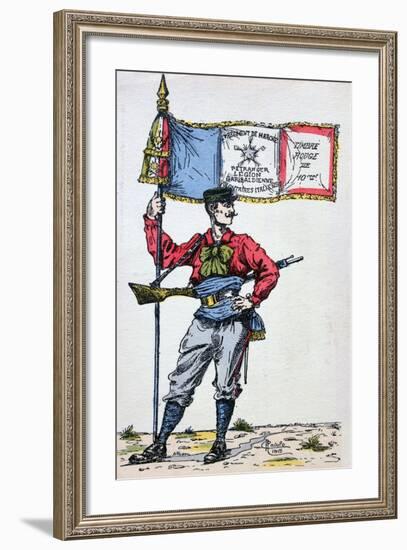 The Redshirts, Legion Garibaldienne, 1915-null-Framed Giclee Print