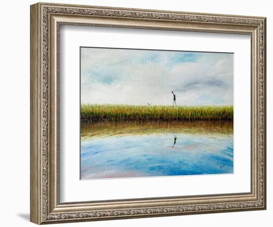 The Reeds, 2016 (Oil on Canvas)-Chris Ross Williamson-Framed Giclee Print