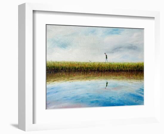 The Reeds, 2016 (Oil on Canvas)-Chris Ross Williamson-Framed Giclee Print