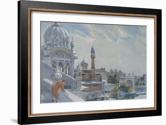 The Refectory, Golden Temple, Amritsar, 2012-Tim Scott Bolton-Framed Giclee Print