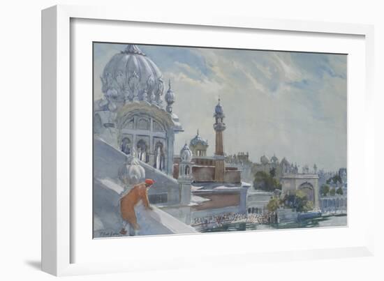 The Refectory, Golden Temple, Amritsar, 2012-Tim Scott Bolton-Framed Giclee Print