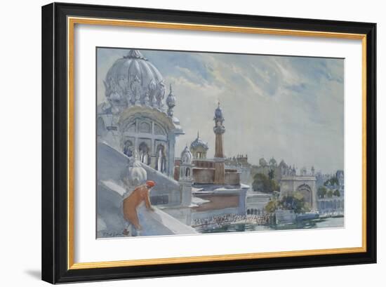 The Refectory, Golden Temple, Amritsar, 2012-Tim Scott Bolton-Framed Giclee Print