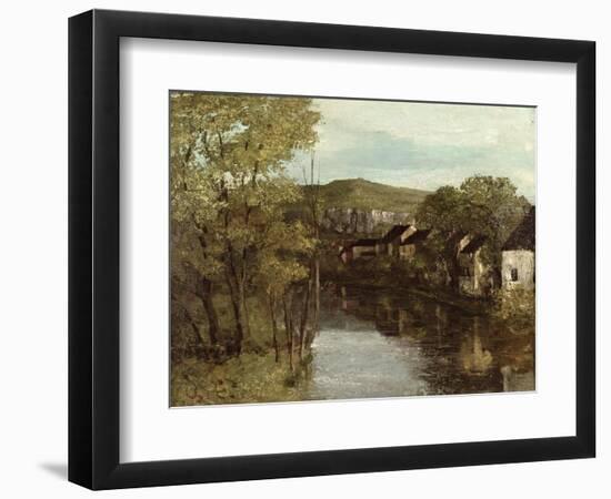 The Reflection of Ornans, c.1872-Gustave Courbet-Framed Giclee Print