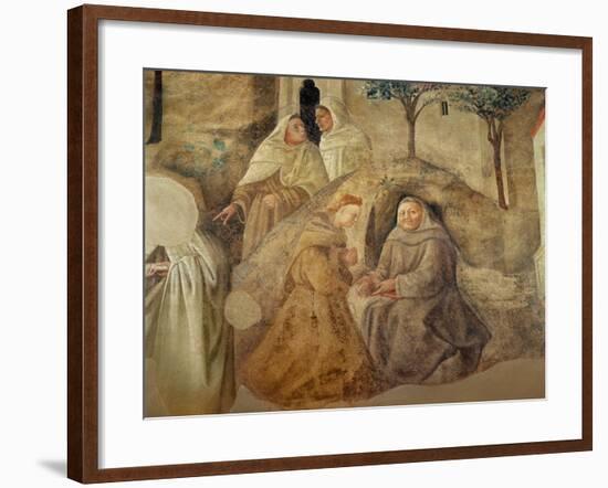 The Reform of the Carmelite Rule, Detail of Four Carmelite Friars, C.1422-Fra Filippo Lippi-Framed Giclee Print