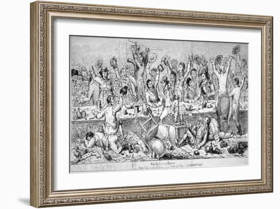 The Reformers' Dinner, 1809-Samuel de Wilde-Framed Giclee Print