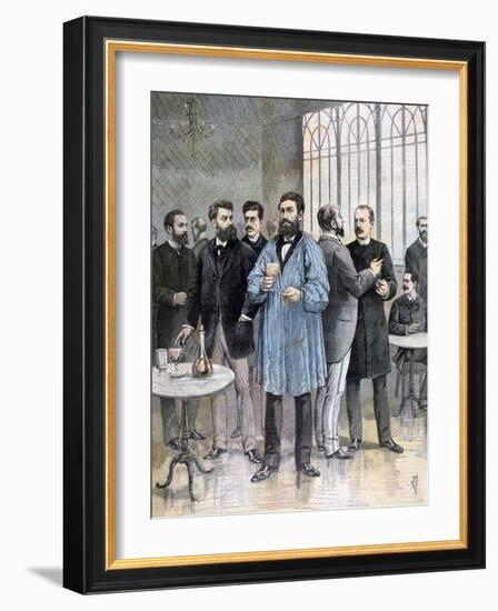 The Refreshment Bar, Chamber of Deputies of France, Paris, 1892-Henri Meyer-Framed Giclee Print