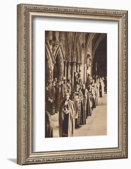 'The Regalia', May 12 1937-Unknown-Framed Photographic Print