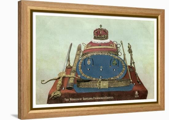 The Regalia of Scotland, Edinburgh Castle, 19th or 20th Century-null-Framed Premier Image Canvas