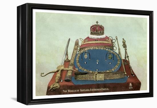 The Regalia of Scotland, Edinburgh Castle, 19th or 20th Century-null-Framed Premier Image Canvas