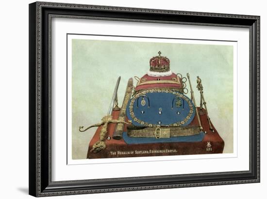 The Regalia of Scotland, Edinburgh Castle, 19th or 20th Century-null-Framed Giclee Print