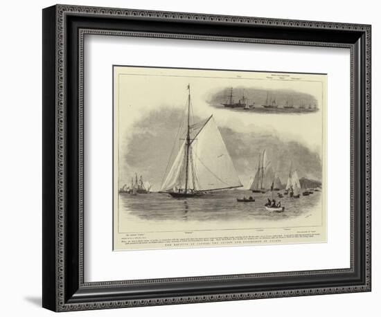 The Regatta at Cannes, the Review and Procession of Yachts-William Lionel Wyllie-Framed Giclee Print