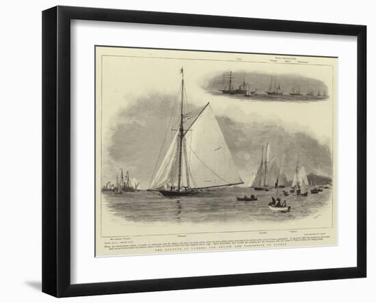 The Regatta at Cannes, the Review and Procession of Yachts-William Lionel Wyllie-Framed Giclee Print