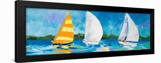 The Regatta II-Jane Slivka-Framed Art Print