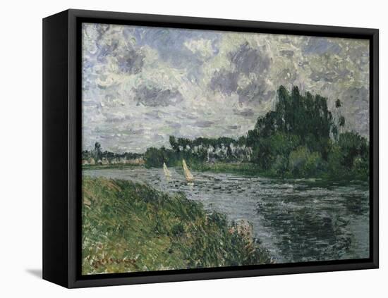 The Regatta-Henri Edmond Cross-Framed Premier Image Canvas