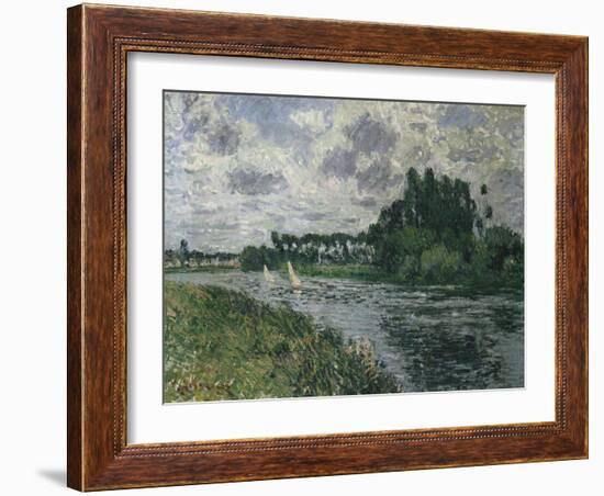 The Regatta-Henri Edmond Cross-Framed Giclee Print