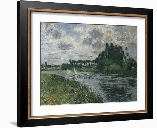 The Regatta-Henri Edmond Cross-Framed Giclee Print